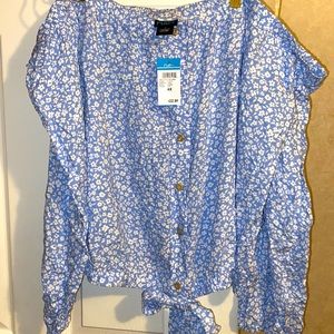 Rue 21 off shoulder crop top NEW WITH TAGS  size 4X